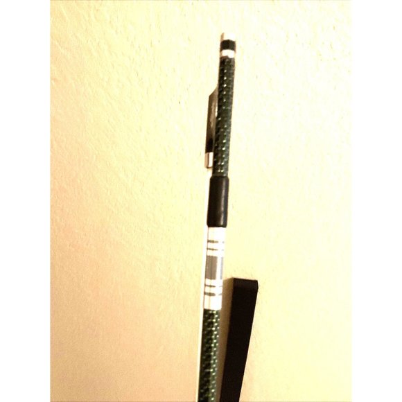 Carbon Fiber Professional Violin Bow 4/4 Green Braided With hard Case - Picture 10 of 10